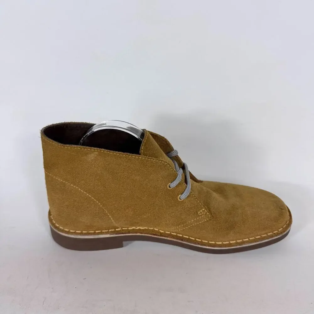 Clarks Bushacre 2 Chukka Boot Men's 9 Brown Lace-Up Round Toe Block Heel Casual